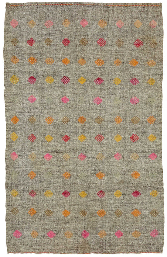 6x9 Authentic Turkish Goat Hair Kilim - 47215