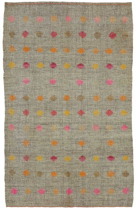 6x9 Authentic Turkish Goat Hair Kilim - 47215