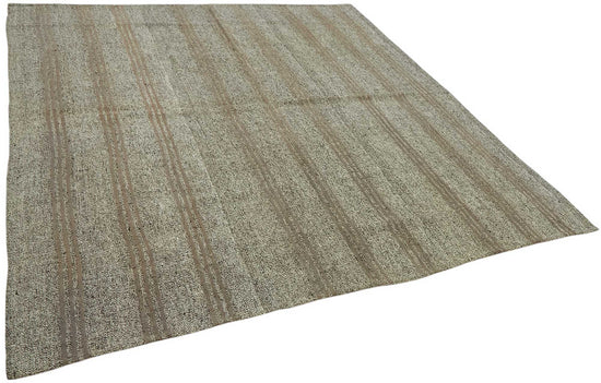 8x8 Authentic Turkish Goat Hair Kilim - 47217