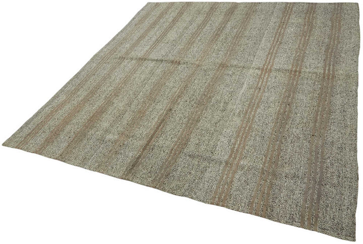 8x8 Authentic Turkish Goat Hair Kilim - 47217