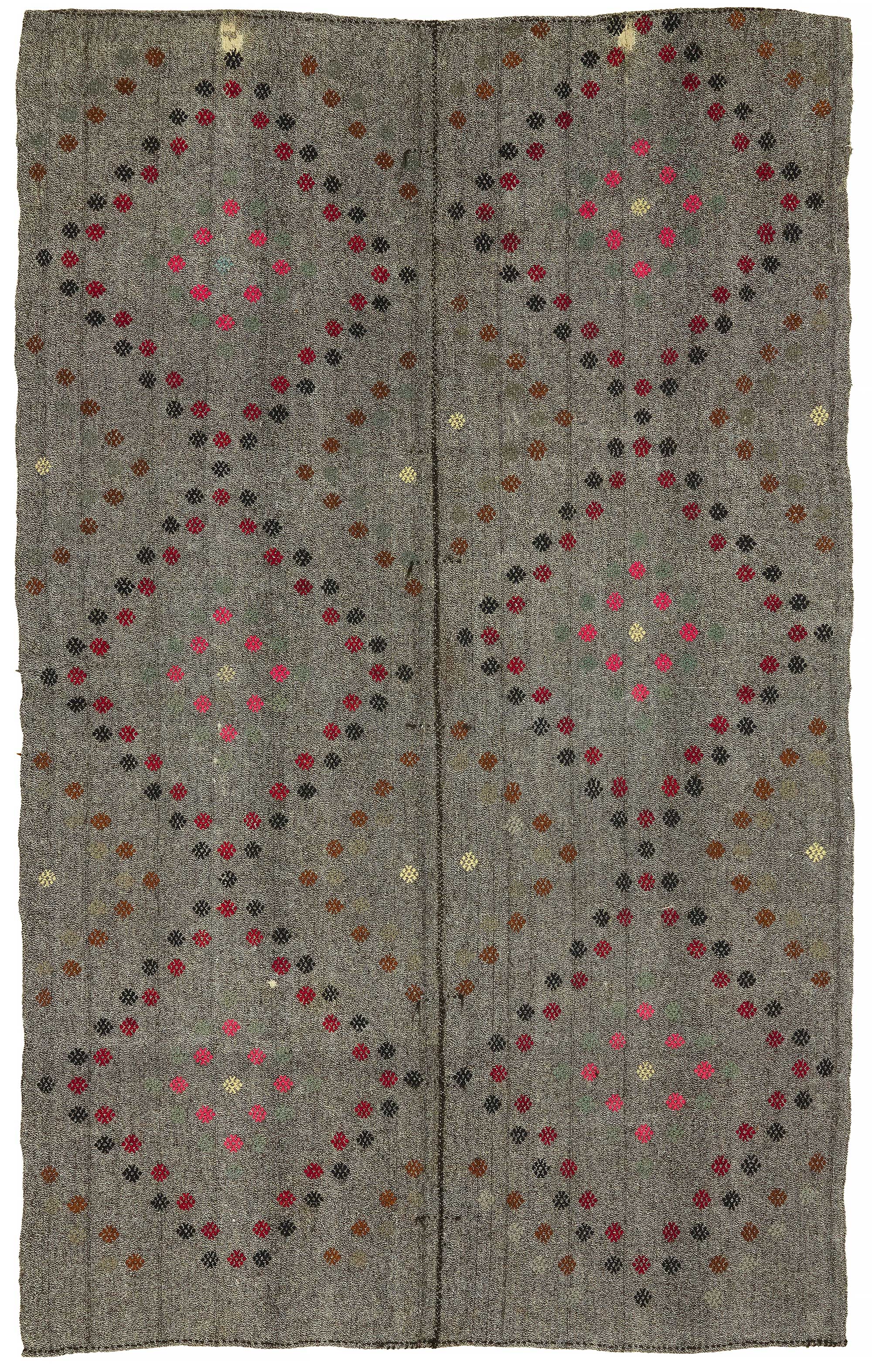 7x10 Authentic Turkish Goat Hair Kilim - 47218