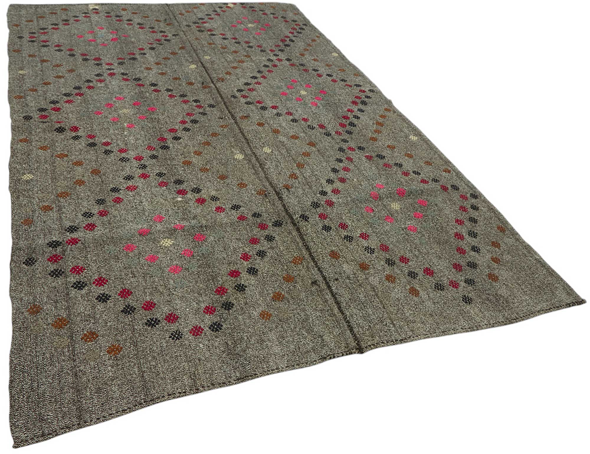 7x10 Authentic Turkish Goat Hair Kilim - 47218