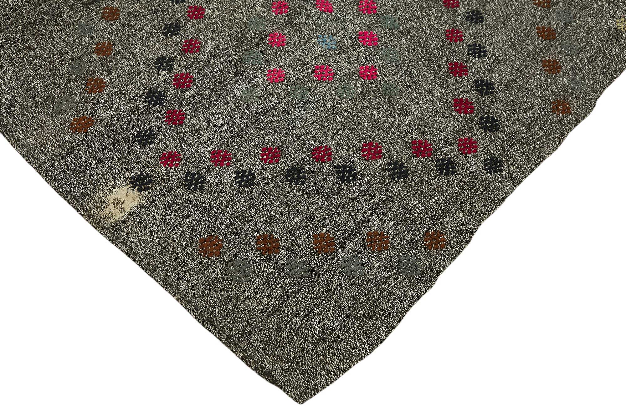 7x10 Authentic Turkish Goat Hair Kilim - 47218