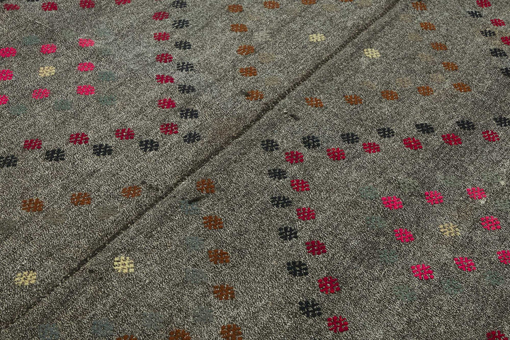 7x10 Authentic Turkish Goat Hair Kilim - 47218