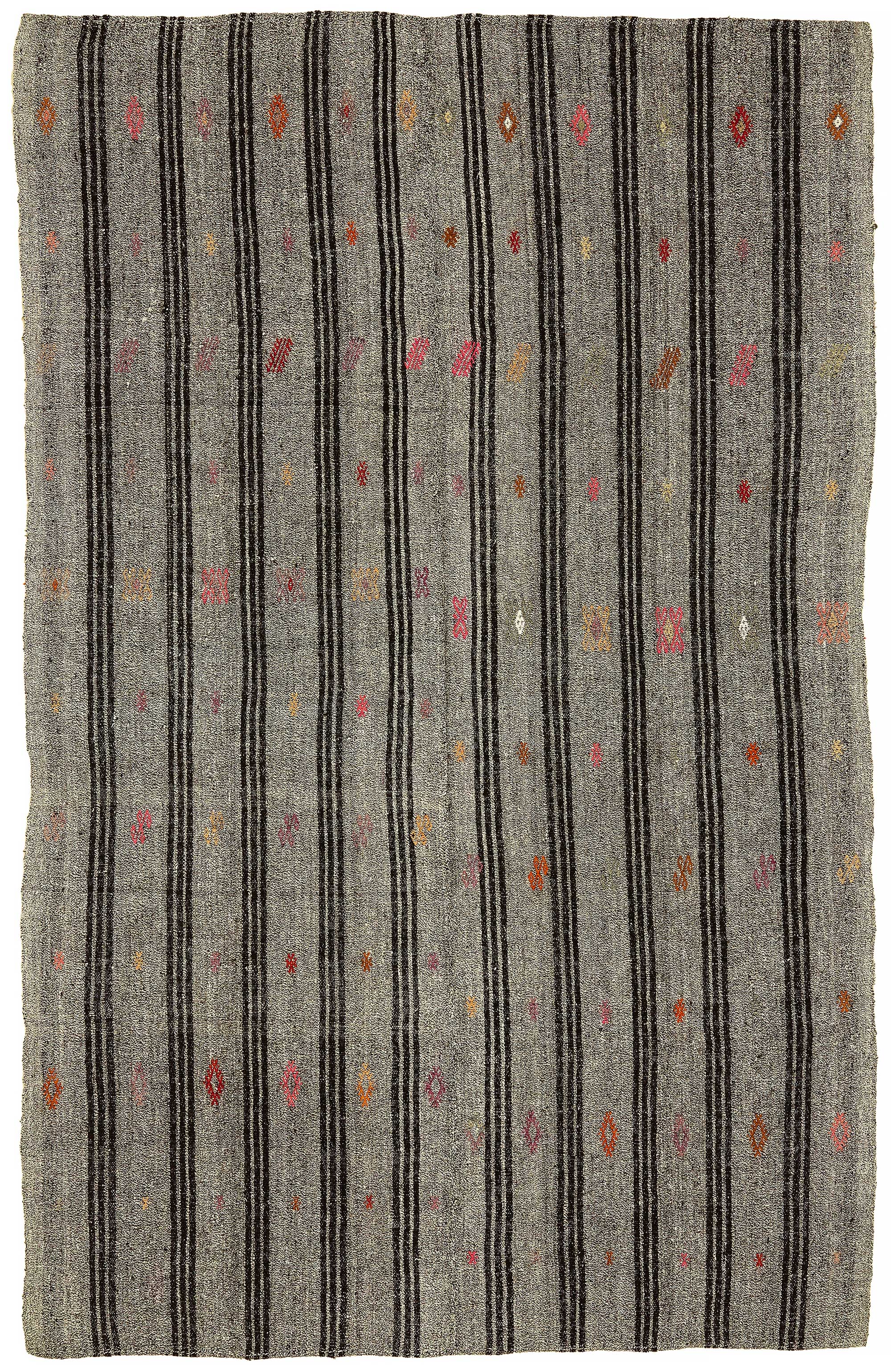 6x9 Authentic Turkish Goat Hair Kilim - 47223