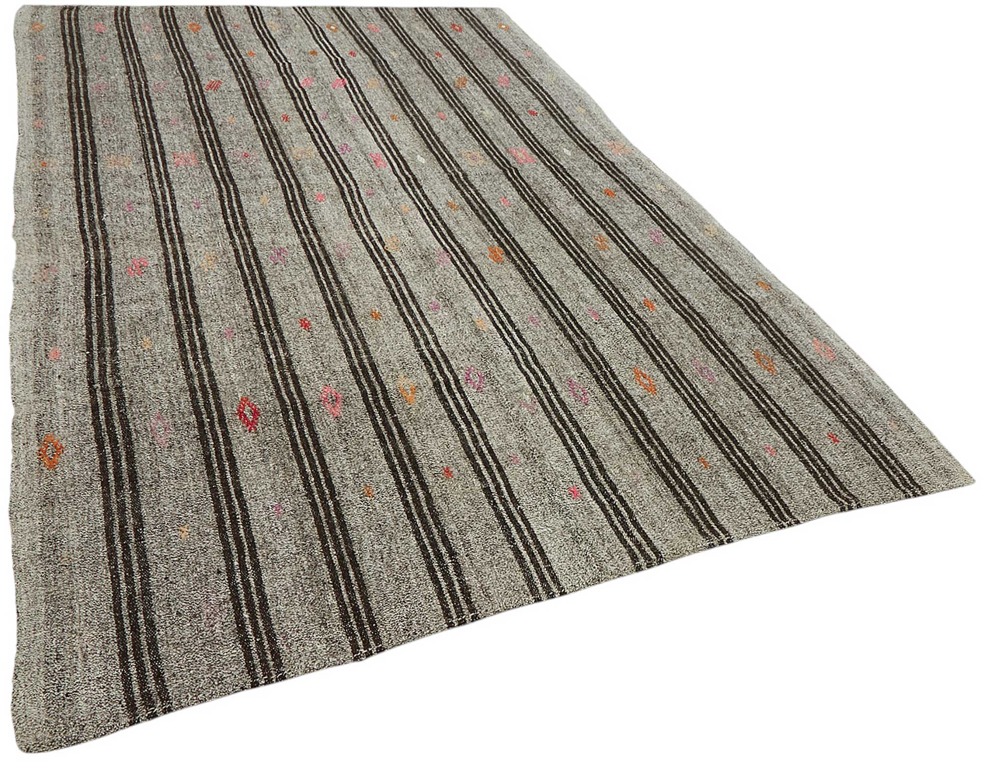 6x9 Authentic Turkish Goat Hair Kilim - 47223