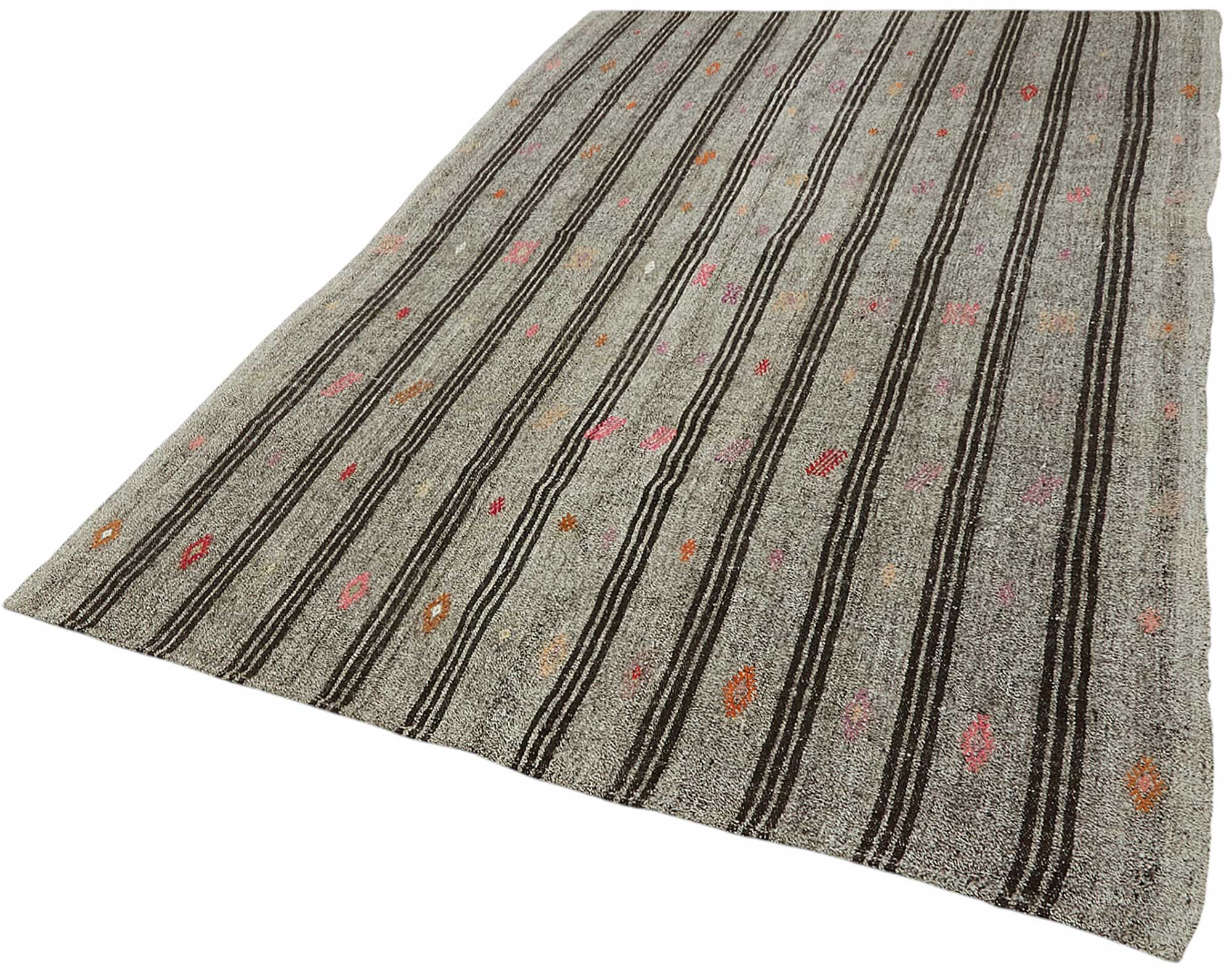 6x9 Authentic Turkish Goat Hair Kilim - 47223