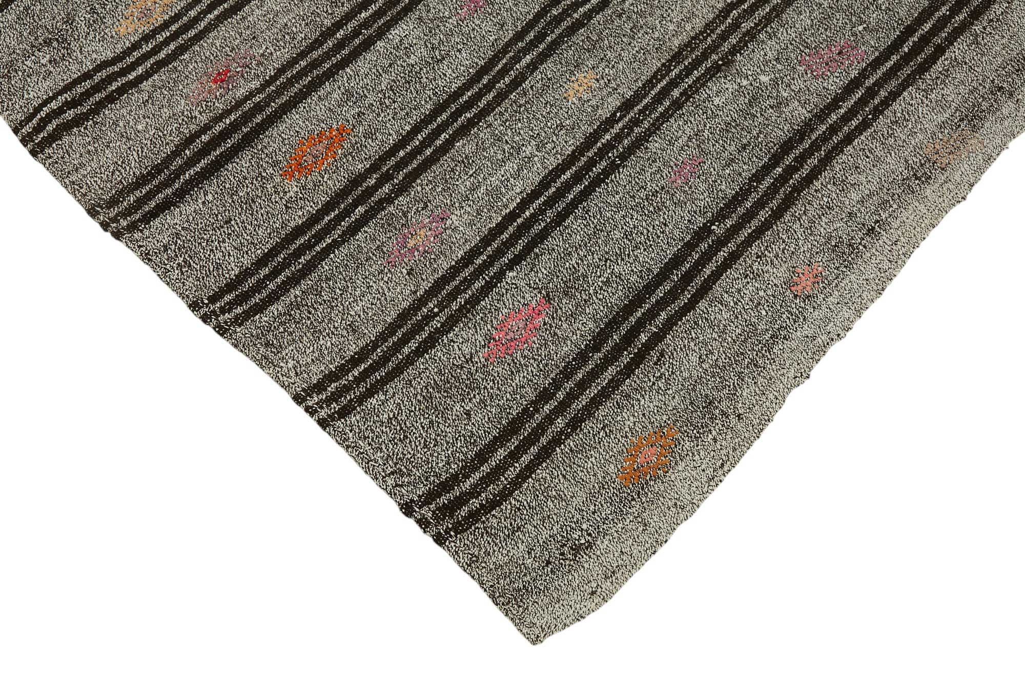 6x9 Authentic Turkish Goat Hair Kilim - 47223