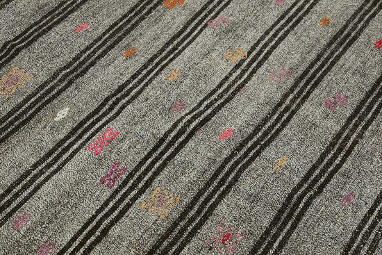 6x9 Authentic Turkish Goat Hair Kilim - 47223