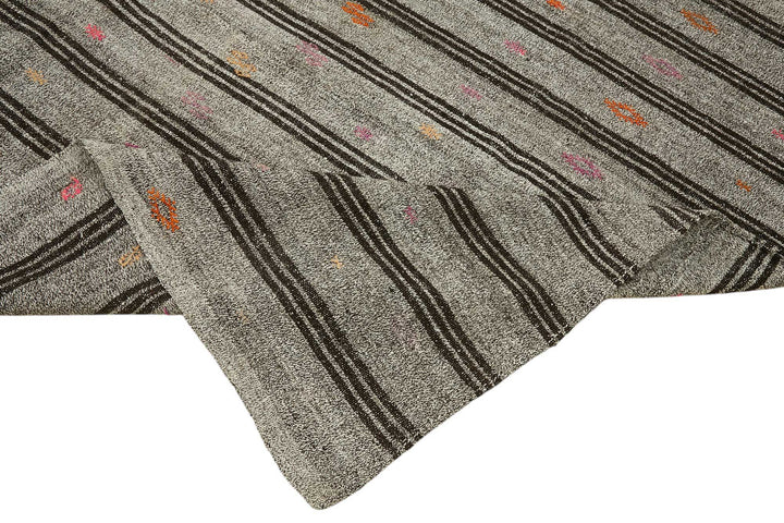 6x9 Authentic Turkish Goat Hair Kilim - 47223
