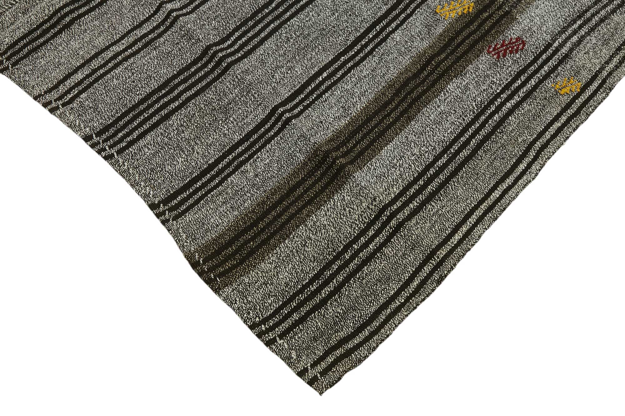 7x8 Authentic Turkish Goat Hair Kilim - 47224