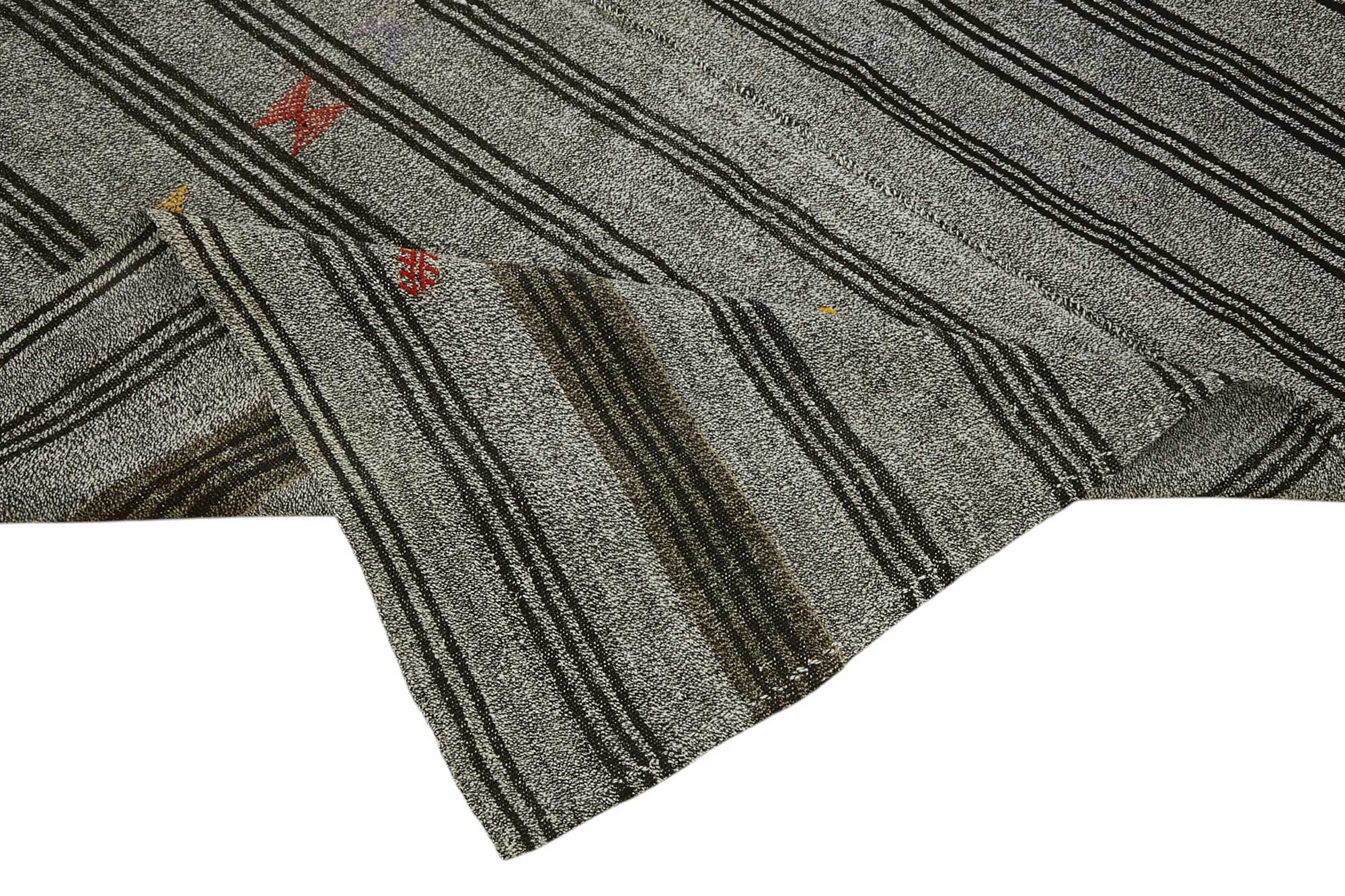 7x8 Authentic Turkish Goat Hair Kilim - 47224