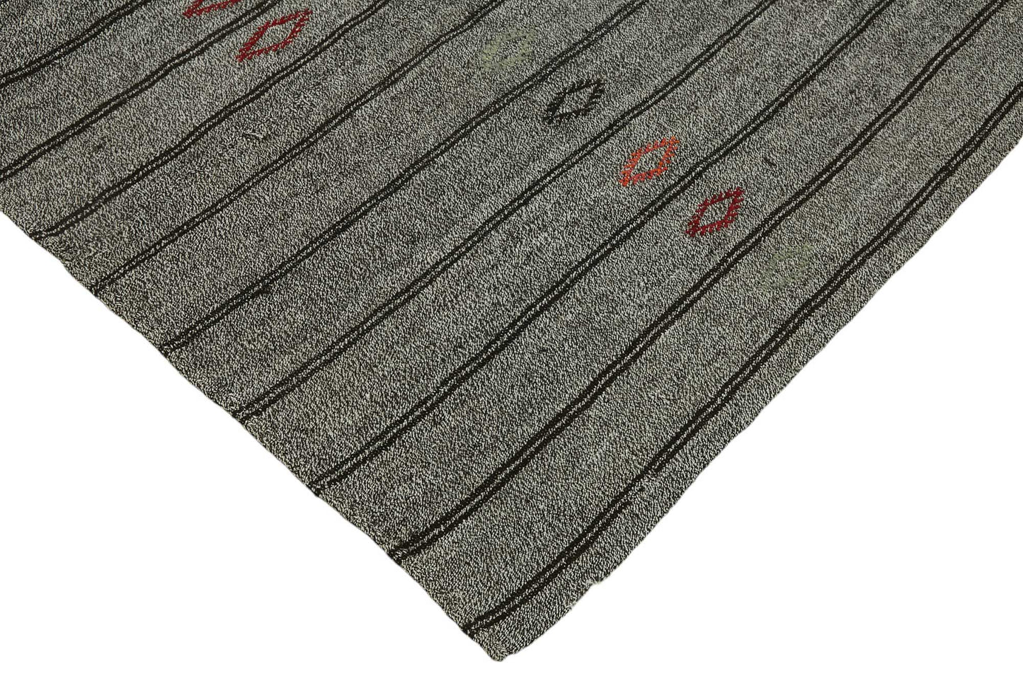 7x9 Authentic Turkish Goat Hair Kilim - 47225