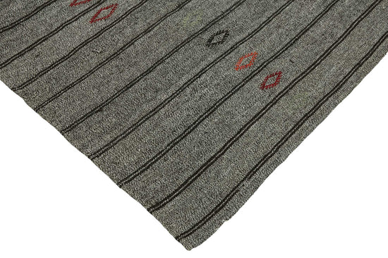 7x9 Authentic Turkish Goat Hair Kilim - 47225