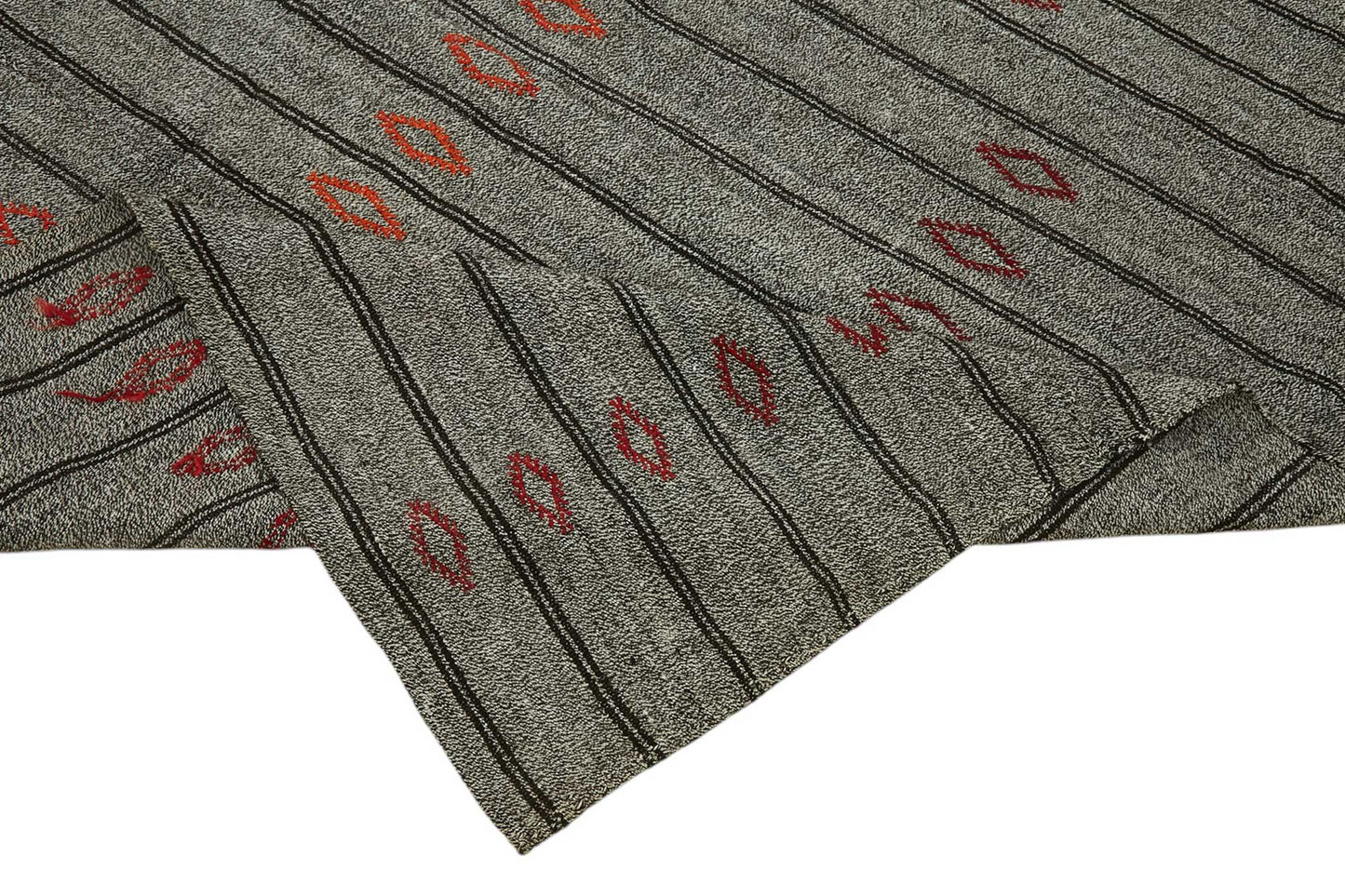 7x9 Authentic Turkish Goat Hair Kilim - 47225