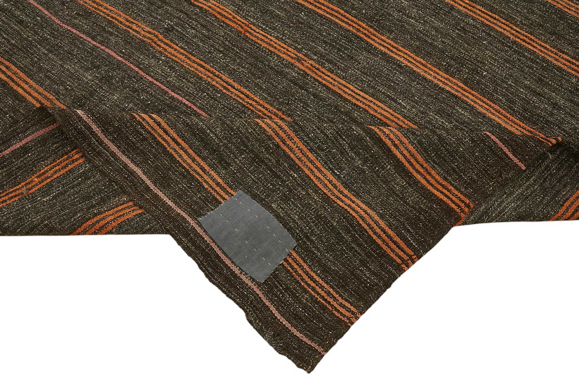7x8 Authentic Turkish Goat Hair Kilim - 47228