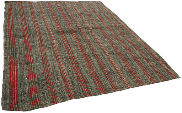 7x8 Authentic Turkish Goat Hair Kilim - 47229