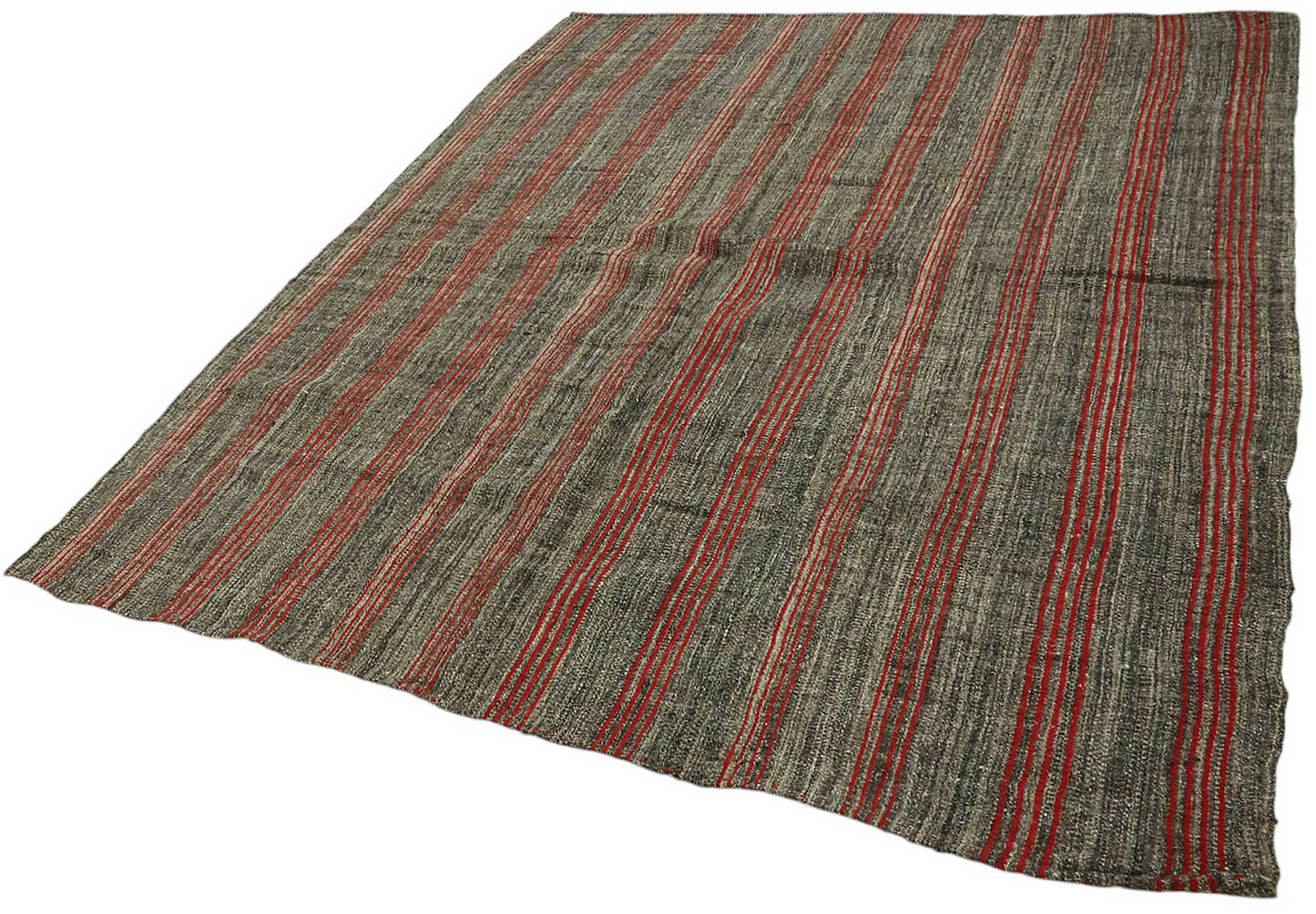 7x8 Authentic Turkish Goat Hair Kilim - 47229