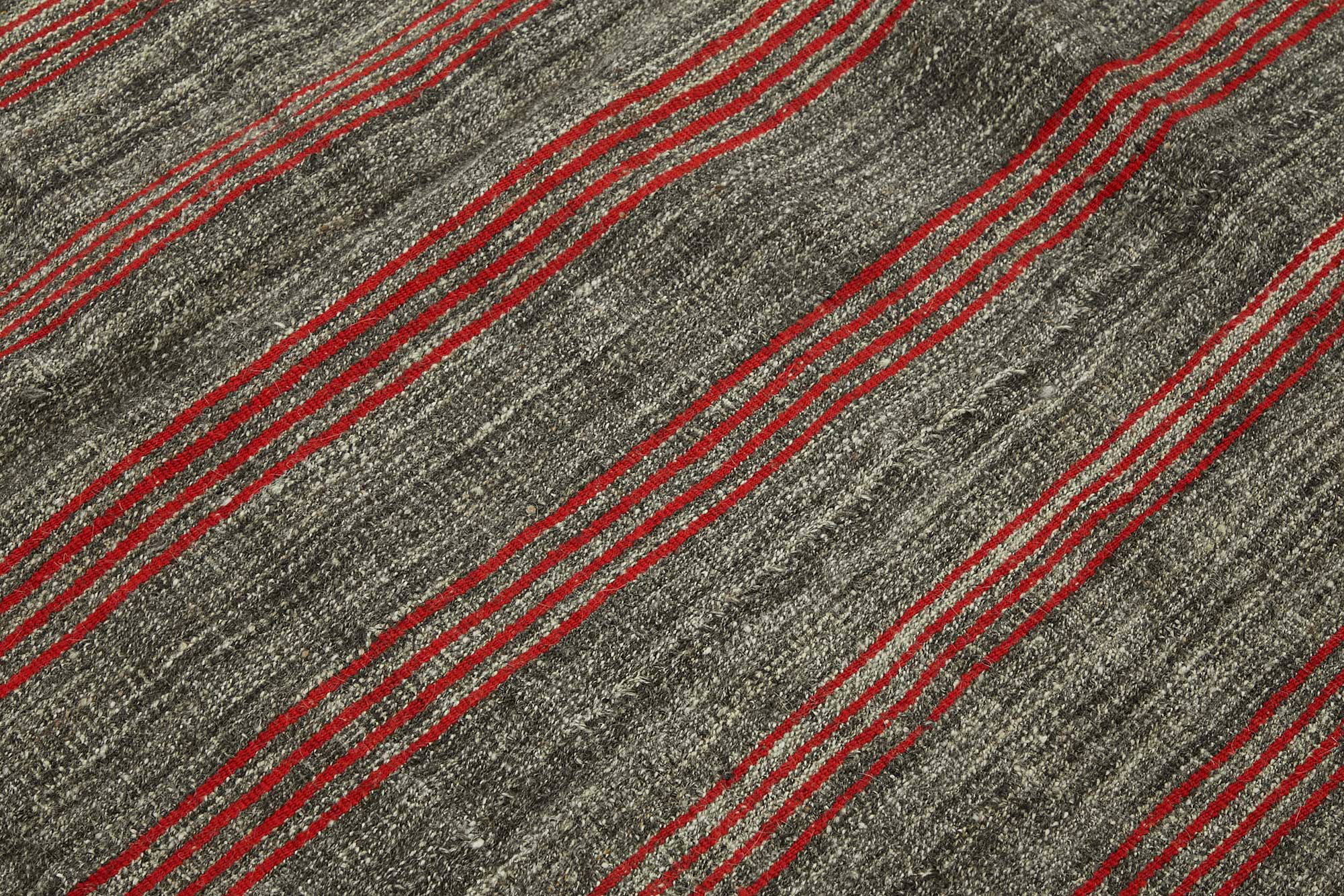 7x8 Authentic Turkish Goat Hair Kilim - 47229