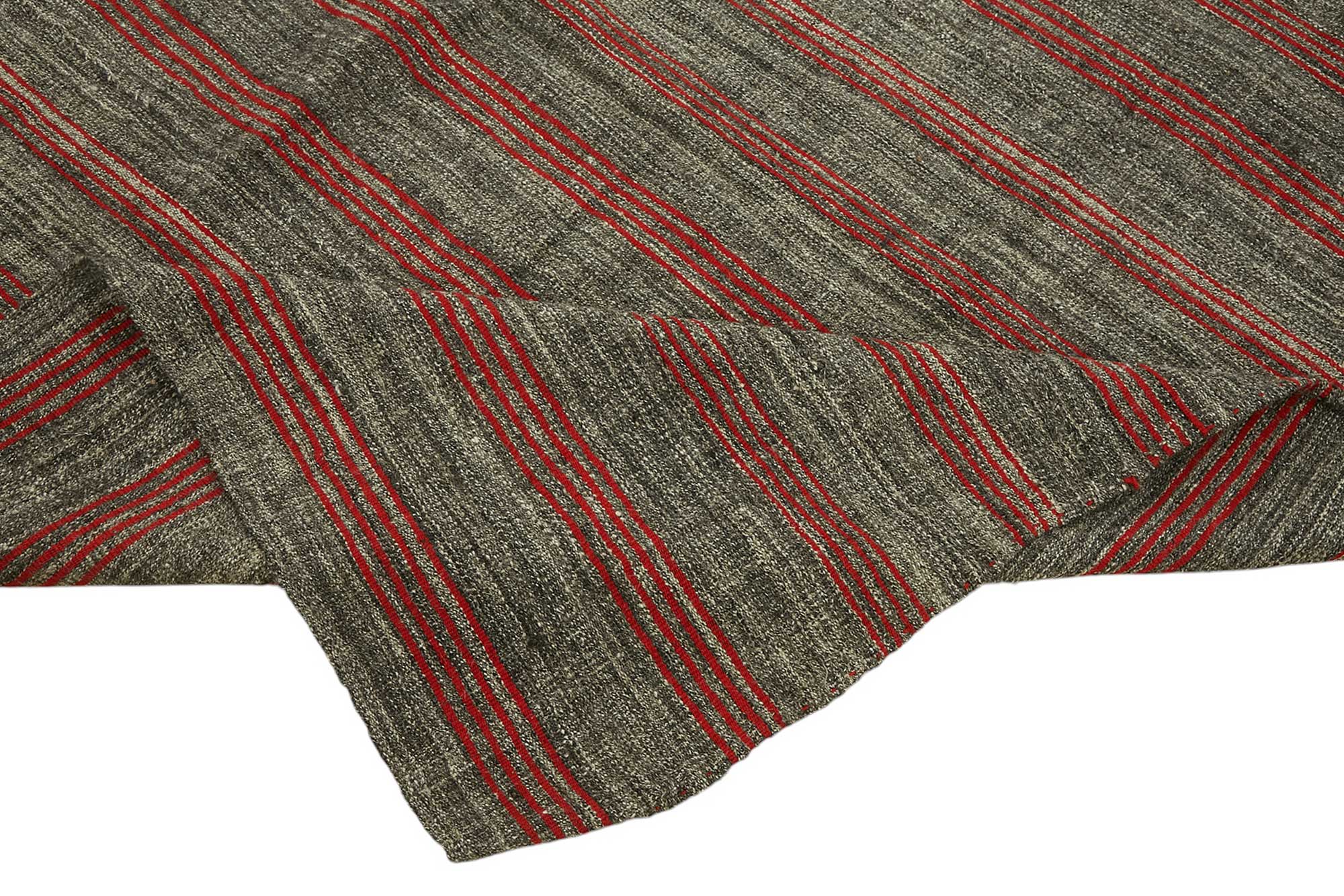 7x8 Authentic Turkish Goat Hair Kilim - 47229