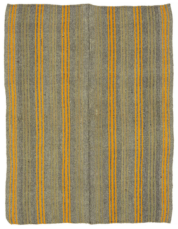 6x7 Authentic Turkish Goat Hair Kilim - 47230