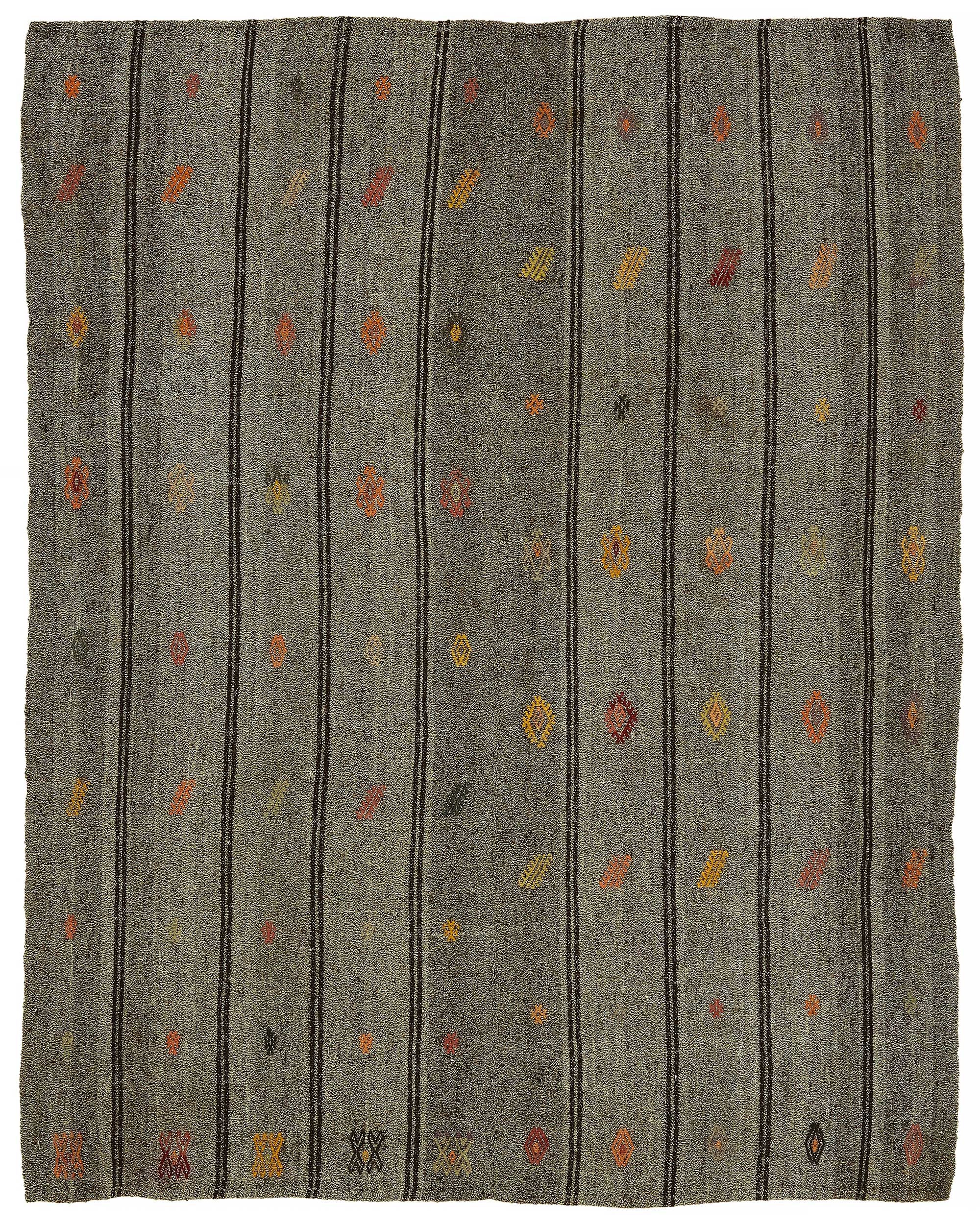 6x7 Authentic Turkish Goat Hair Kilim - 47234