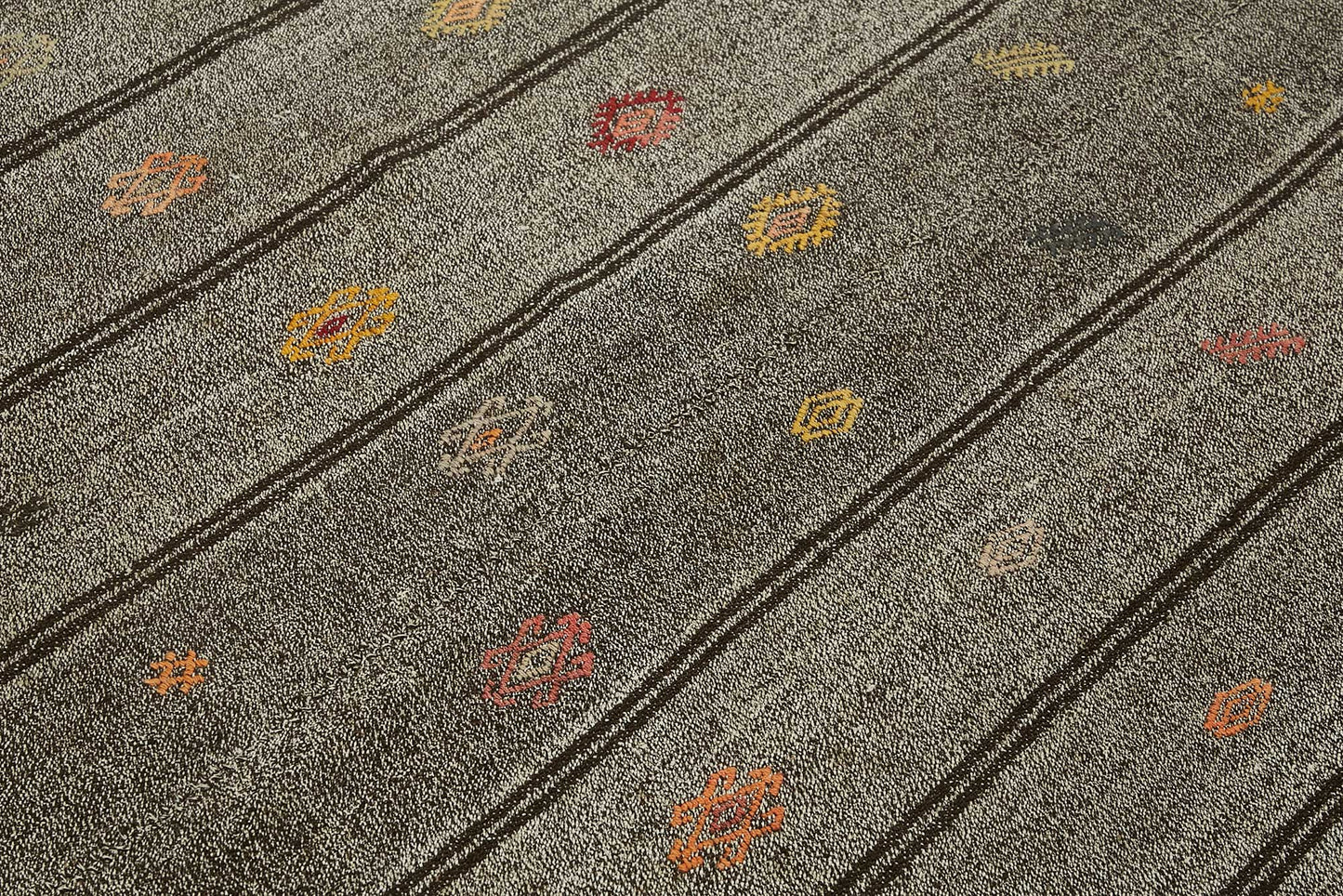 6x7 Authentic Turkish Goat Hair Kilim - 47234