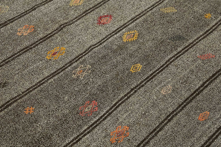 6x7 Authentic Turkish Goat Hair Kilim - 47234