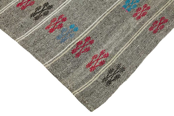6x7 Authentic Turkish Goat Hair Kilim - 47235