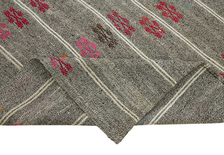 6x7 Authentic Turkish Goat Hair Kilim - 47235