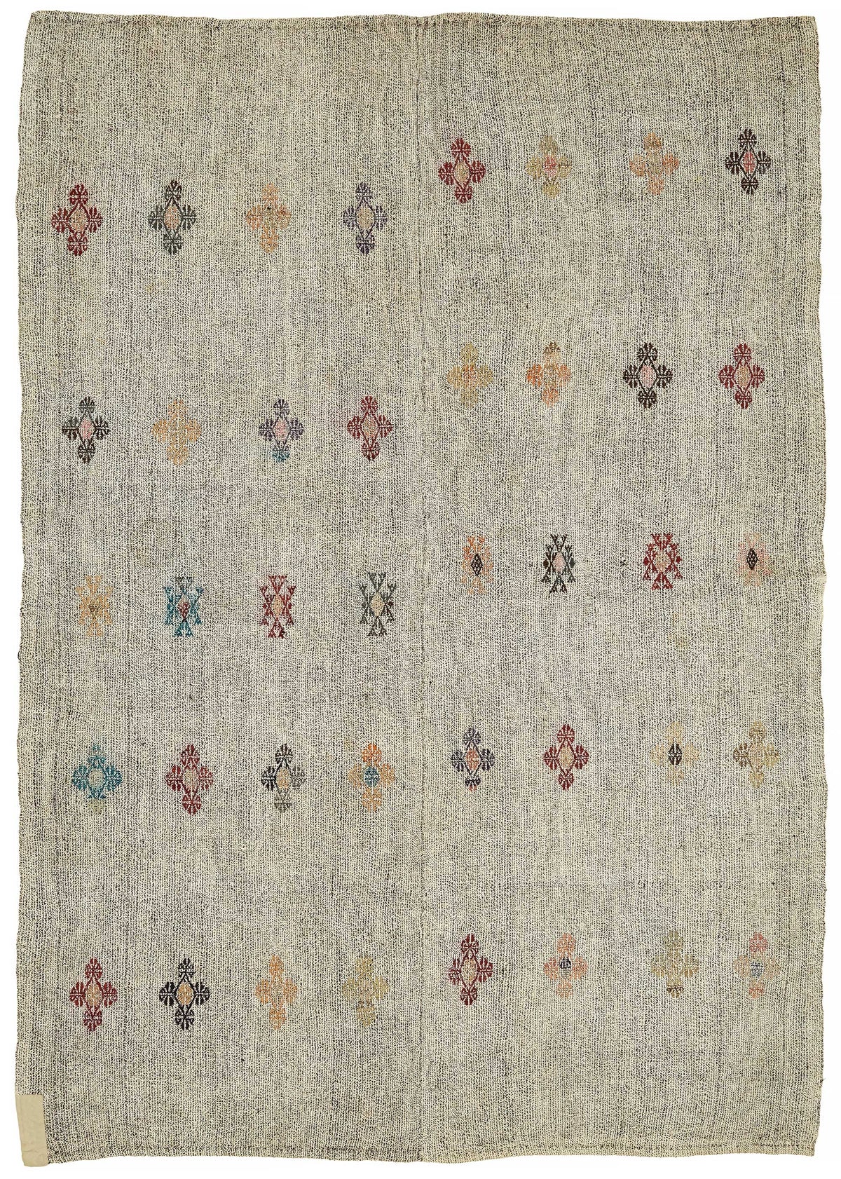 7x9 Authentic Turkish Goat Hair Kilim - 47236