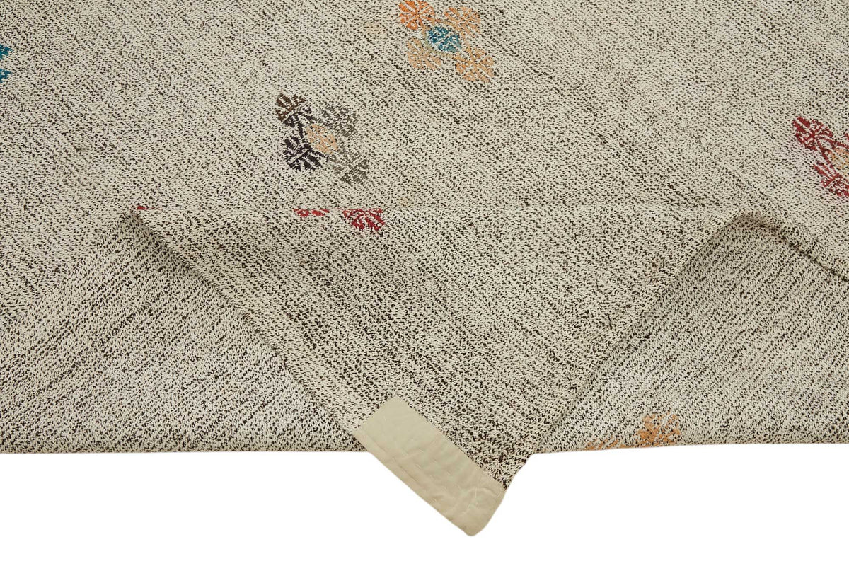 7x9 Authentic Turkish Goat Hair Kilim - 47236