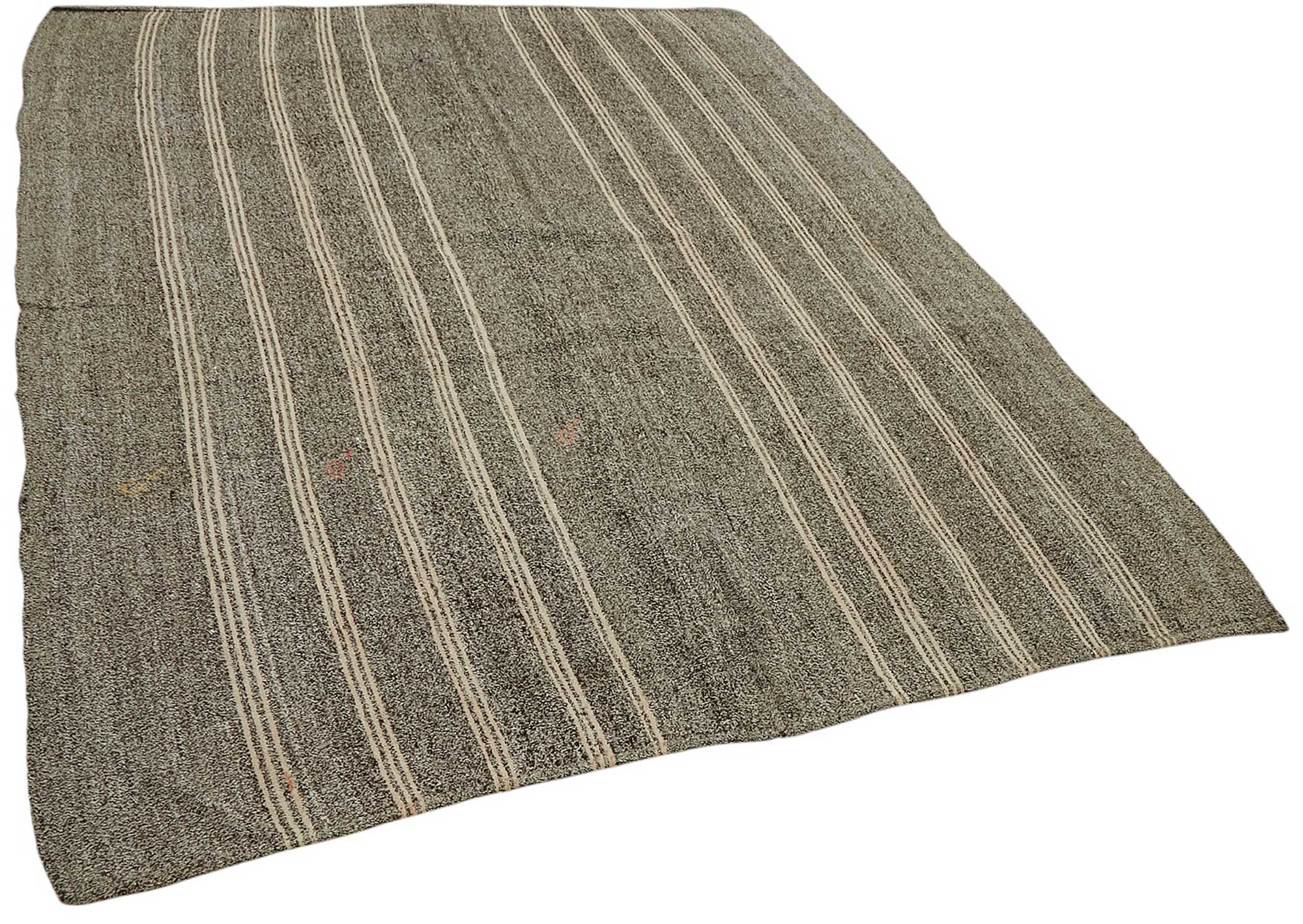 7x9 Authentic Turkish Goat Hair Kilim - 47238