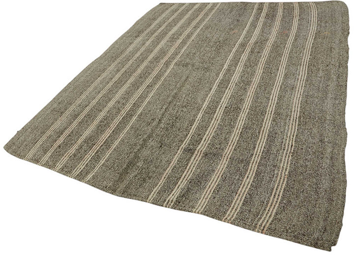 7x9 Authentic Turkish Goat Hair Kilim - 47238