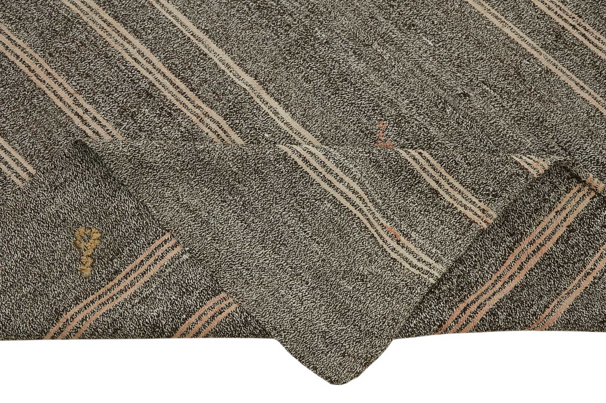 7x9 Authentic Turkish Goat Hair Kilim - 47238