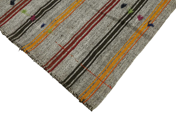 4x6 Authentic Turkish Goat Hair Kilim - 47239