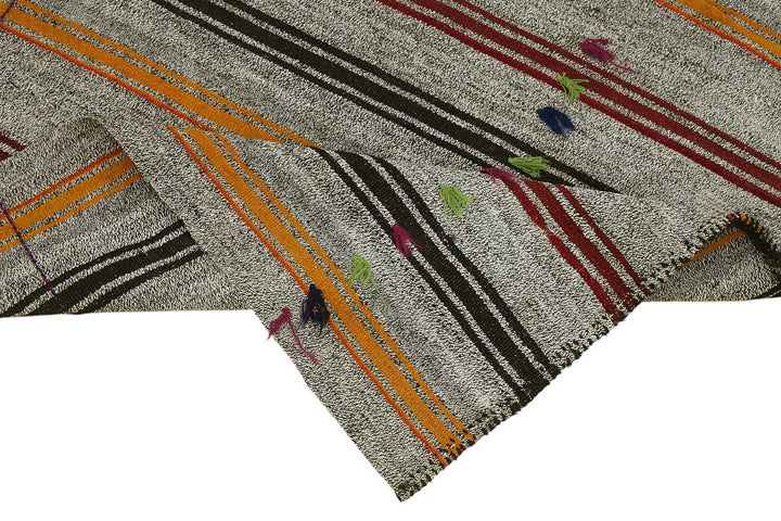 4x6 Authentic Turkish Goat Hair Kilim - 47239