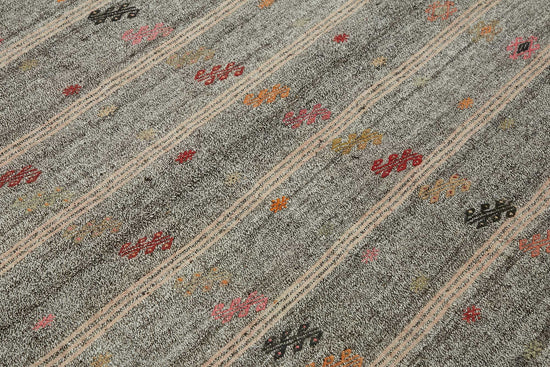 7x8 Authentic Turkish Goat Hair Kilim - 47240