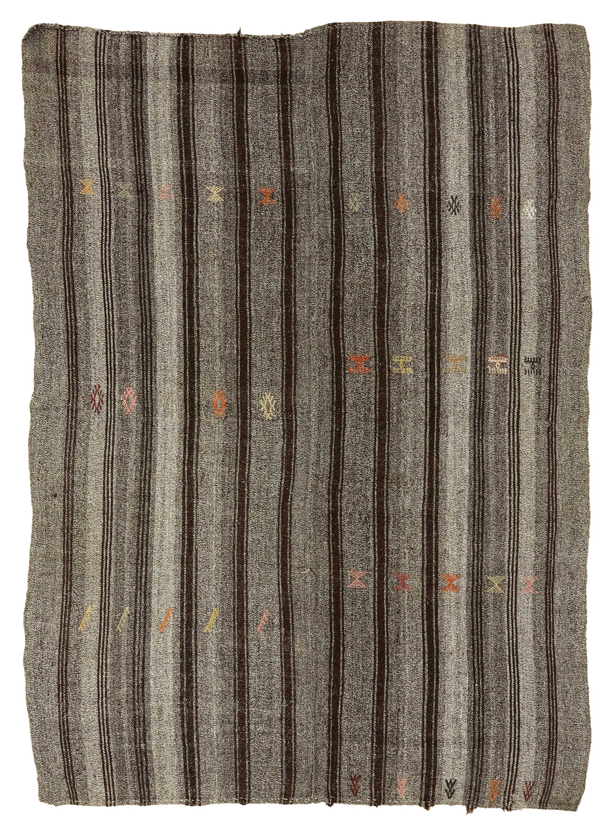 6x9 Authentic Turkish Goat Hair Kilim - 47241