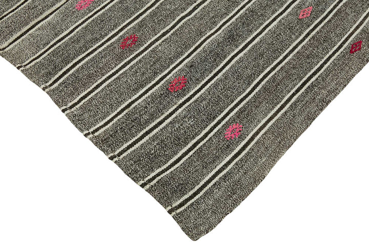 5x8 Authentic Turkish Goat Hair Kilim - 47242