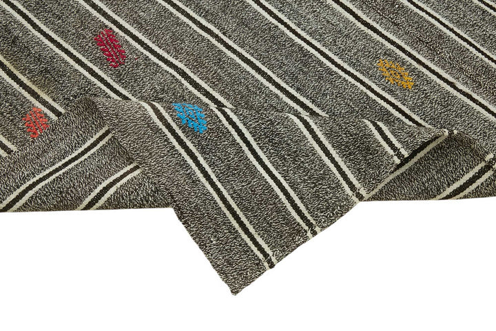 5x8 Authentic Turkish Goat Hair Kilim - 47242