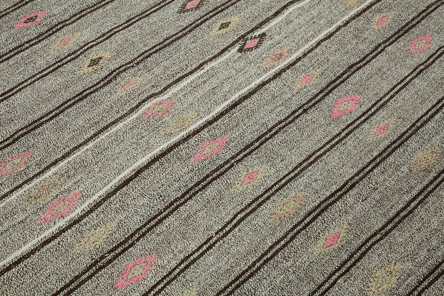 7x9 Authentic Turkish Goat Hair Kilim - 47245