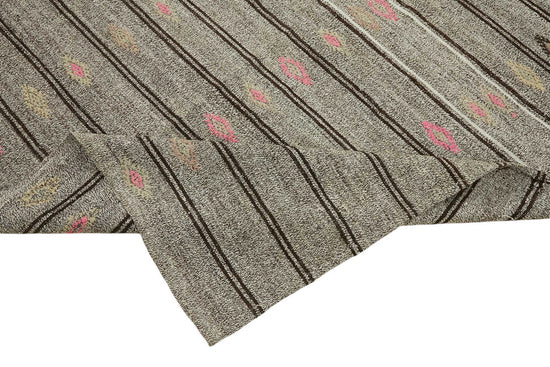 7x9 Authentic Turkish Goat Hair Kilim - 47245