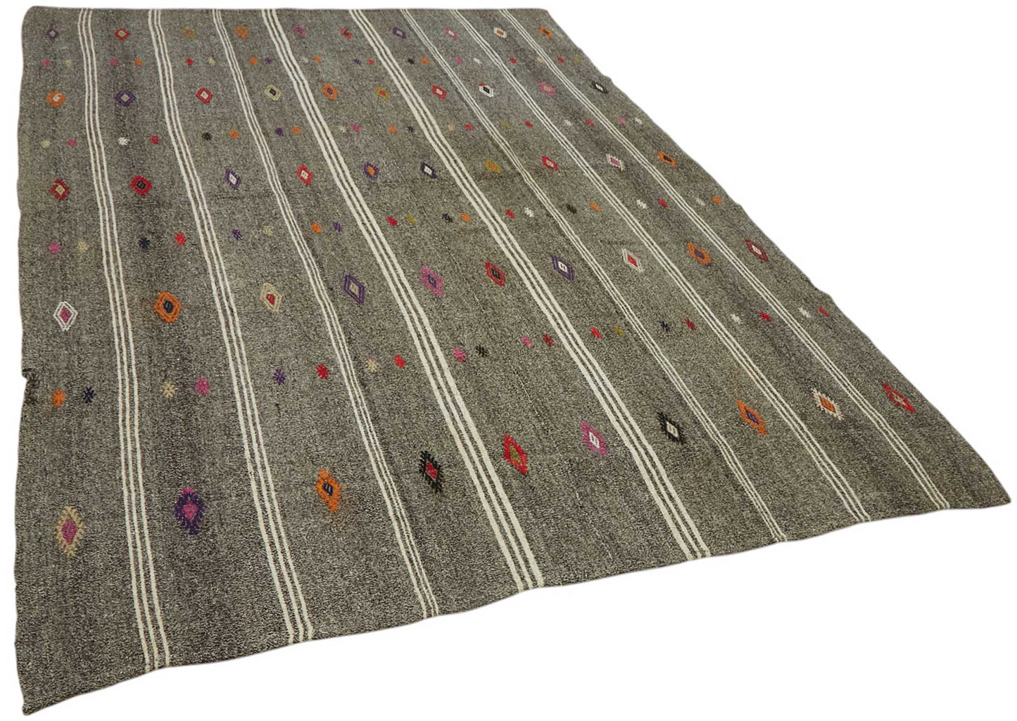 7x10 Authentic Turkish Goat Hair Kilim - 47246