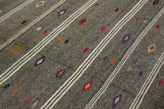 7x10 Authentic Turkish Goat Hair Kilim - 47246