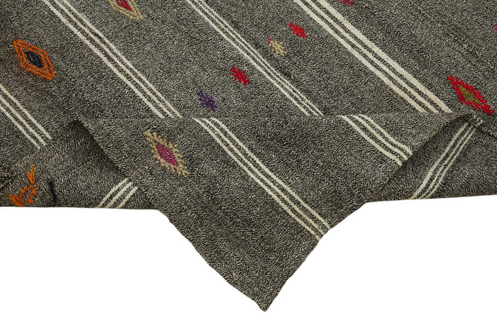7x10 Authentic Turkish Goat Hair Kilim - 47246