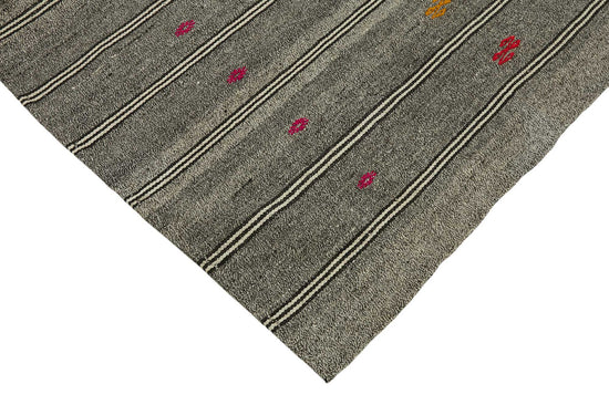 7x9 Authentic Turkish Goat Hair Kilim - 47247