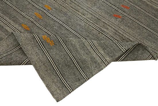 7x9 Authentic Turkish Goat Hair Kilim - 47247