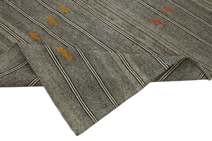 7x9 Authentic Turkish Goat Hair Kilim - 47247