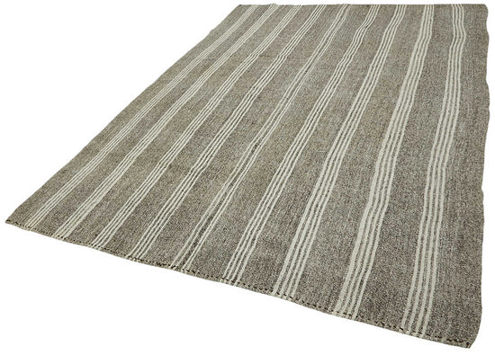 6x9 Authentic Turkish Goat Hair Kilim - 47248